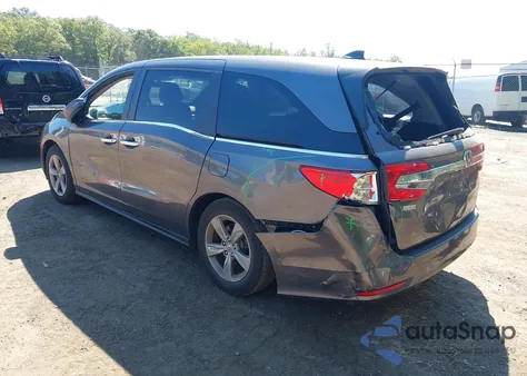 2019 Honda Odyssey Ex-L from USA, damaged, VIN 5FNRL6H72KB006129